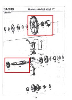 Preview: VORGELEGERAD SACHS 505/2